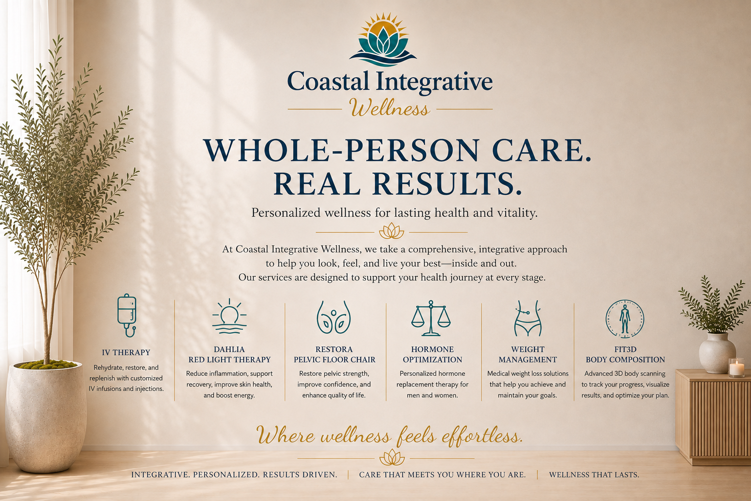 Our Coastal Integrative Wellness studio